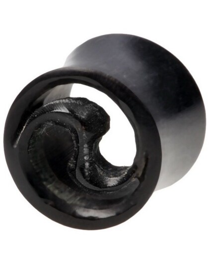 Utgått Hollow Horn Tribal Blade Organisk Piering Tunnel