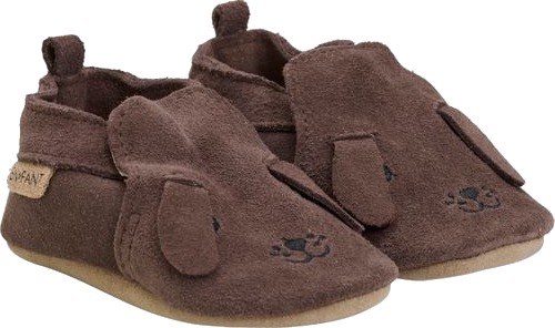 En Fant Tøfler Semsket Skinn Hund Chocolate Brown 19 En Fant Tøfler Semsket Skinn Hund Chocolate Brown 19