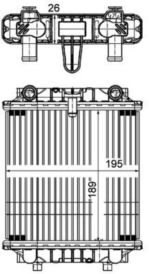 Radiator MAHLE ORIGINAL CR 1202 000P