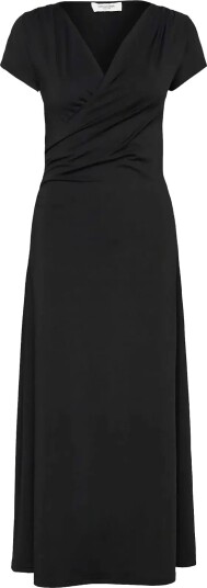 Rosemunde Rwbillie Capsleeve Wrap Long Dress Black 36 Rosemunde Rwbillie Capsleeve Wrap Long Dress Black 36