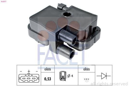 Tennspole coil FACET 9.6317 Tennspole coil FACET 9.6317