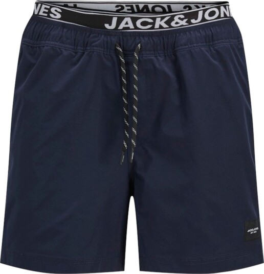 Jack & Jones Junior Maui Badeshorts Regular Fit Svart (140 / 10 år)