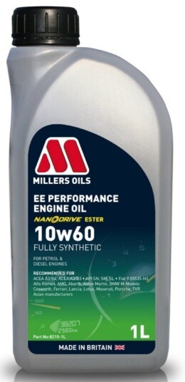 Motorolje MILLERS EE PERFORMANCE 10W60 1L