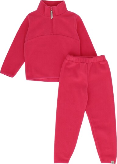 Gullkorn Berg Fleece Sett Rosa 86
