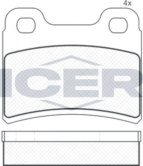 Bremseklosser sett ICER 180938