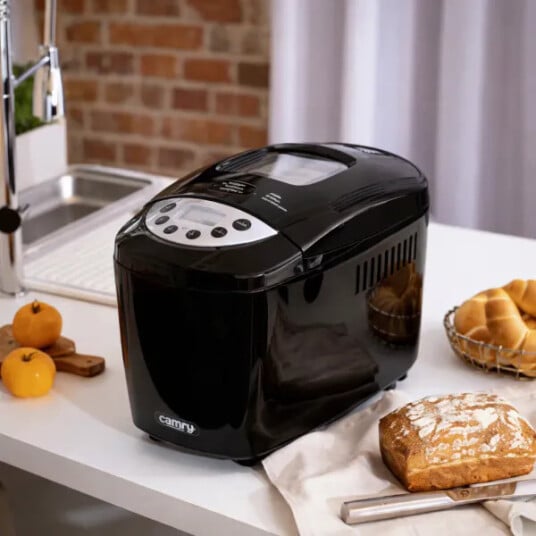 Mesko MS 6022 Brødbakemaskin med 15 Programmer og Timer, 850W Sort