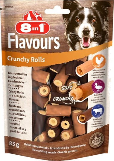 8In1 Flavours Crunchy Rolls 6 X 85 G
