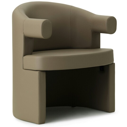 Normann Copenhagen Burra Spisestol Ultra Skinn Grå 41585 Normann Copenhagen Burra Spisestol Ultra Skinn Grå 41585