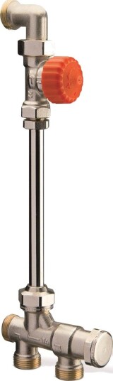 Ta Radiatorkobling Eclipse Tworett 400 2-Rør C/C 348-350 mm