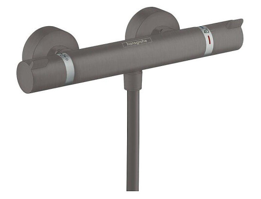 Hansgrohe Ecostat Comfort termostat Børstet Sort Krom Hansgrohe Ecostat Comfort termostat Børstet Sort Krom