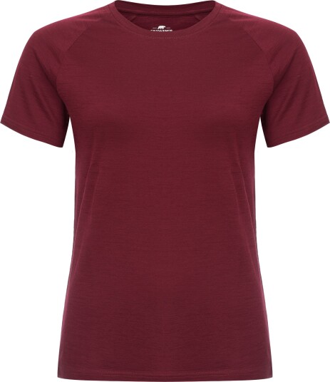 Gridarmor Thin Merino Tee Wmn Tawny Port L