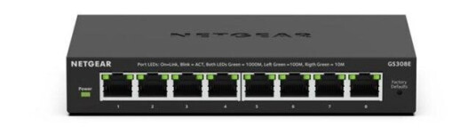Netgear GS308E 8-Port Gigabit Ethernet Plus Switch Netgear GS308E 8-Port Gigabit Ethernet Plus Switch