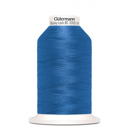 Gütermann Bulky Lock 80 Sytråd Polyester Blå 322 1000 m