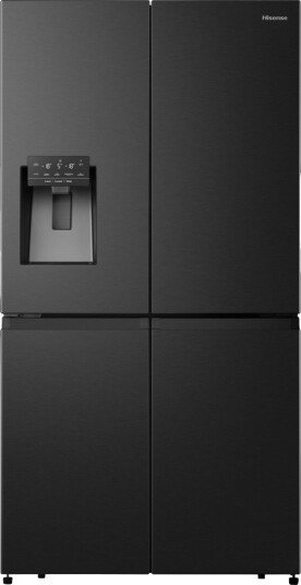Hisense RQ760N4SBFE Side-by-Side Kombiskap Frittstående Svart Hisense RQ760N4SBFE Side-by-Side Kombiskap Frittstående Svart