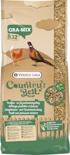 Country'S Best Gra-Mix Unghøner Og Fasaner Fuglefôr 2 X 20 kg Country'S Best Gra-Mix Unghøner Og Fasaner Fuglefôr 2 X 20 kg