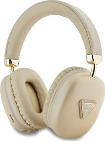 Guess  Headphones Bt Saffiano Metallic Triangle Logo  Gold