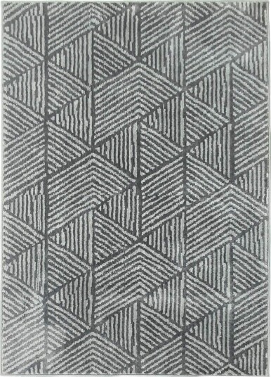 Mørkegrå vaskbart stueteppe – 150 x 80 cm moderne stil