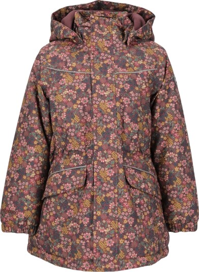 ZigZag Angelina V2 Printed Parka Jakke Barn Lilla/Flerfarget 128