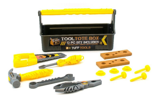 Tuff Tools Verktøyboks med lekeverktøy