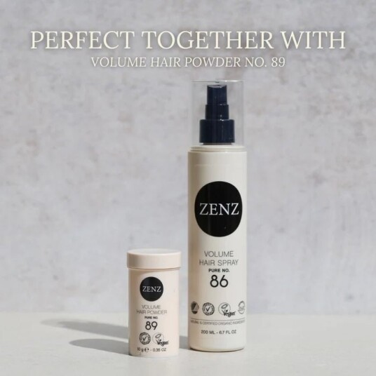 Zenz Organic No. 86 Volume Hair Spray Medium Hold Pure 200ml