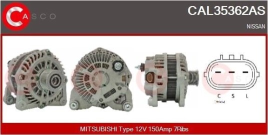 Dynamo CASCO CAL35362AS