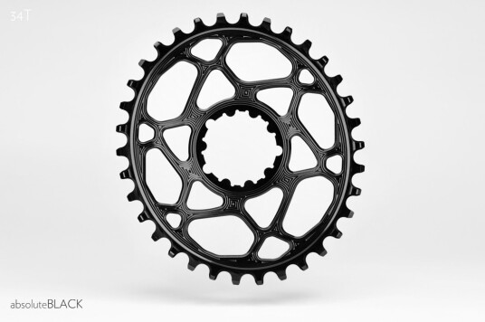 Absolute Black drev 34T oval Direkte montering GXP SRAM