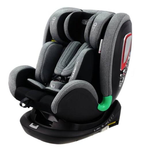 Asalvo bilstol 0-18 kg - 360 graders rotasjon Grå