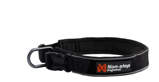 Non-Stop Dogwear Roam Polstret Hundehalsbånd XXL Svart Non-Stop Dogwear Roam Polstret Hundehalsbånd XXL Svart