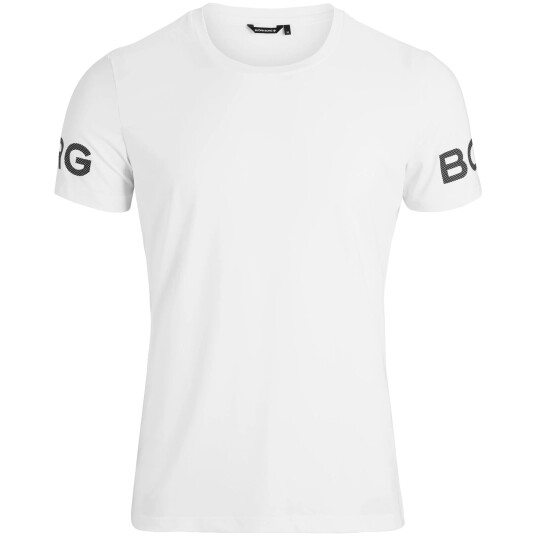 Björn Borg Borg Tee, t-skjorte, herre M Brilliant White Björn Borg Borg Tee, t-skjorte, herre M Brilliant White