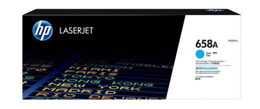 HP 658A / W2001A - Cyan Toner - Laser toner Blå HP 658A / W2001A - Cyan Toner - Laser toner Blå
