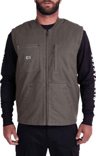 Salty Crew Men's Framework Vest S , Dusty Olive