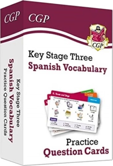 Ks3 Spanish: Vocabulary Practice Question Cards Av Cgp Books
