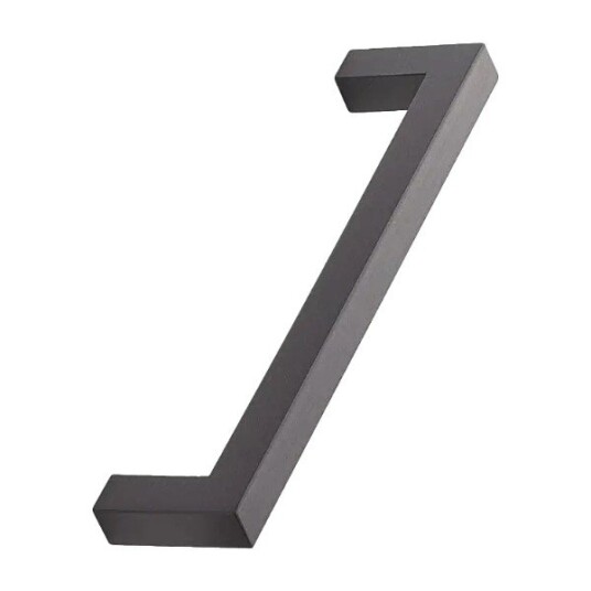 Kulz Square 10 håndtak 128 mm børstet matte svart