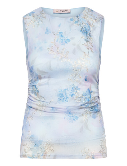 A View Claudine Top   Blue   38