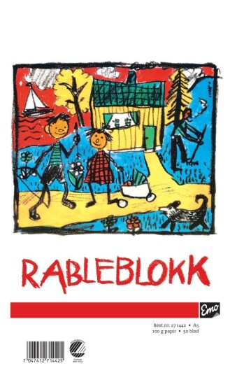 Rableblokk A5 100g 50 blad