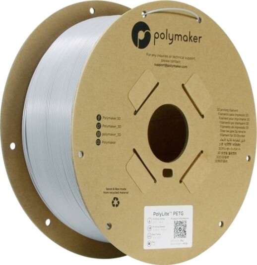 Polymaker PolyLite PETG Filament 1.75 mm 3000 g Grå PB01053