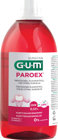 Gum Paroex munnskyll klorhexidin 0,12% 300 ml Gum Paroex munnskyll klorhexidin 0,12% 300 ml