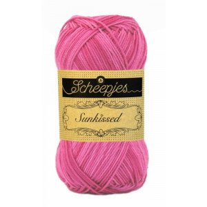 Scheepjes Sunkissed Garn Print 20 Beach Hut Pink