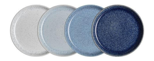 Denby - Studio Blue Coupe tallerken 21 cm 4 stk