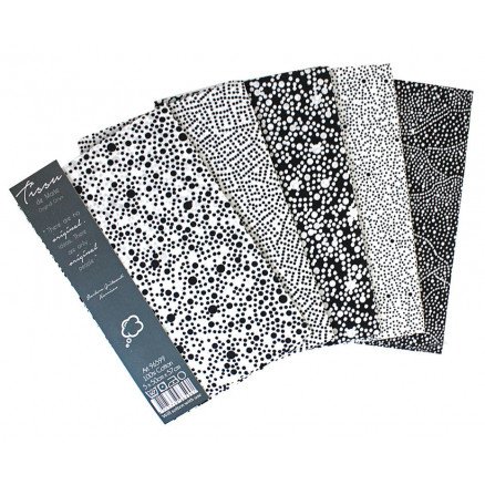 Tissu De Marie Marie's Cloth Fat Quarter Onyx 50x57cm 5 stk