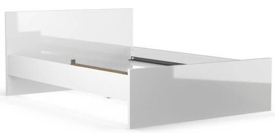 Tvilum Naia Sengeramme, 160x200, Hvit Høyglans Unoliving