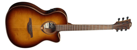 Lag Guitars Gla T118asce-Brs Auditorium Slim Cut Electro Brown Shadow Lag Guitars Gla T118asce-Brs Auditorium Slim Cut Electro Brown Shadow