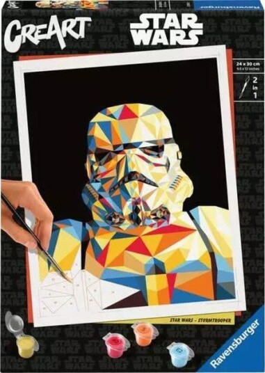 Ravensburger CreArt Star Wars Mal etter nummer Stormtrooper