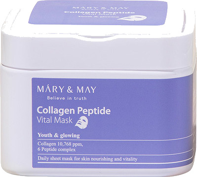 Mary & May Collagen Peptide Vital Mask 30stk