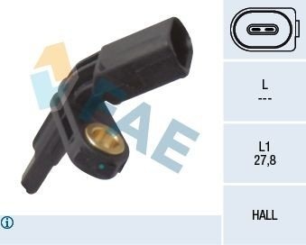 FAE 78012 Sensor ABS FAE 78012 Sensor ABS