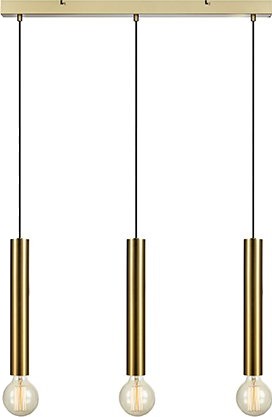 Sencillo 3 Pendelskinne  75 Cm  Messing