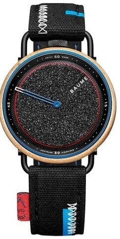 Baume & Mercier Herreklokke M0A10653 Sort/Lær Ø42.2 mm Baume & Mercier Herreklokke M0A10653 Sort/Lær Ø42.2 mm