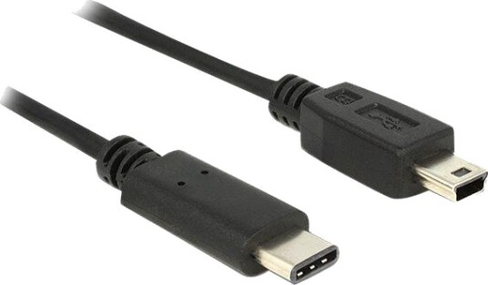 Delock USB type C-kabel - 24 pin USB-C til mini-USB Type B - 50 cm