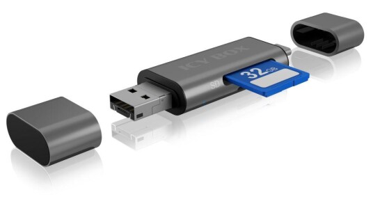 ICY BOX RaidSonic ICY BOX IB-CR201-C3 Kortlæser Micro USB / USB / USB-C 3.2 Gen 1 ICY BOX RaidSonic ICY BOX IB-CR201-C3 Kortlæser Micro USB / USB / USB-C 3.2 Gen 1
