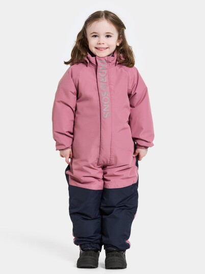 Didriksons Kids' Talvi Coverall Heather Pink 80 Didriksons Kids' Talvi Coverall Heather Pink 80